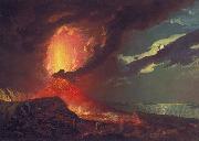 Joseph wright of derby Vesuvius in Eruption, with a View over the Islands in the Bay of Naples Germany oil painting artist